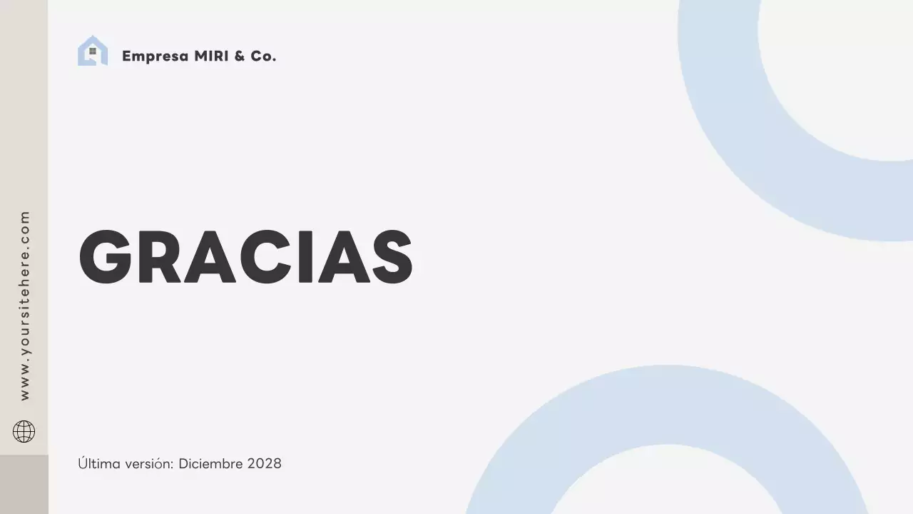 documento del plan de empresa grey modern