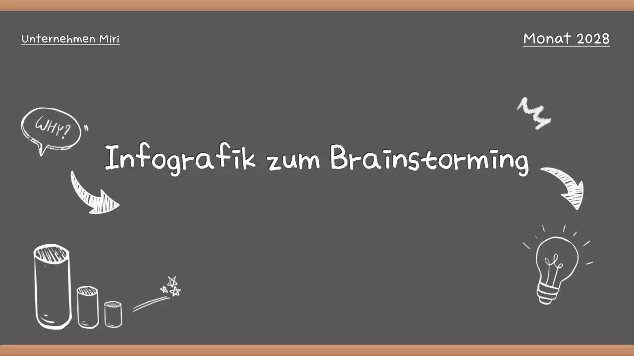 Grey Vintage Brainstorming Präsentation