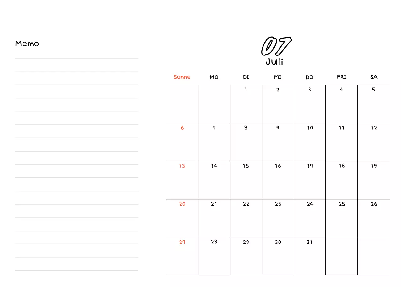Weißes und hübsches Neujahrstagebuch