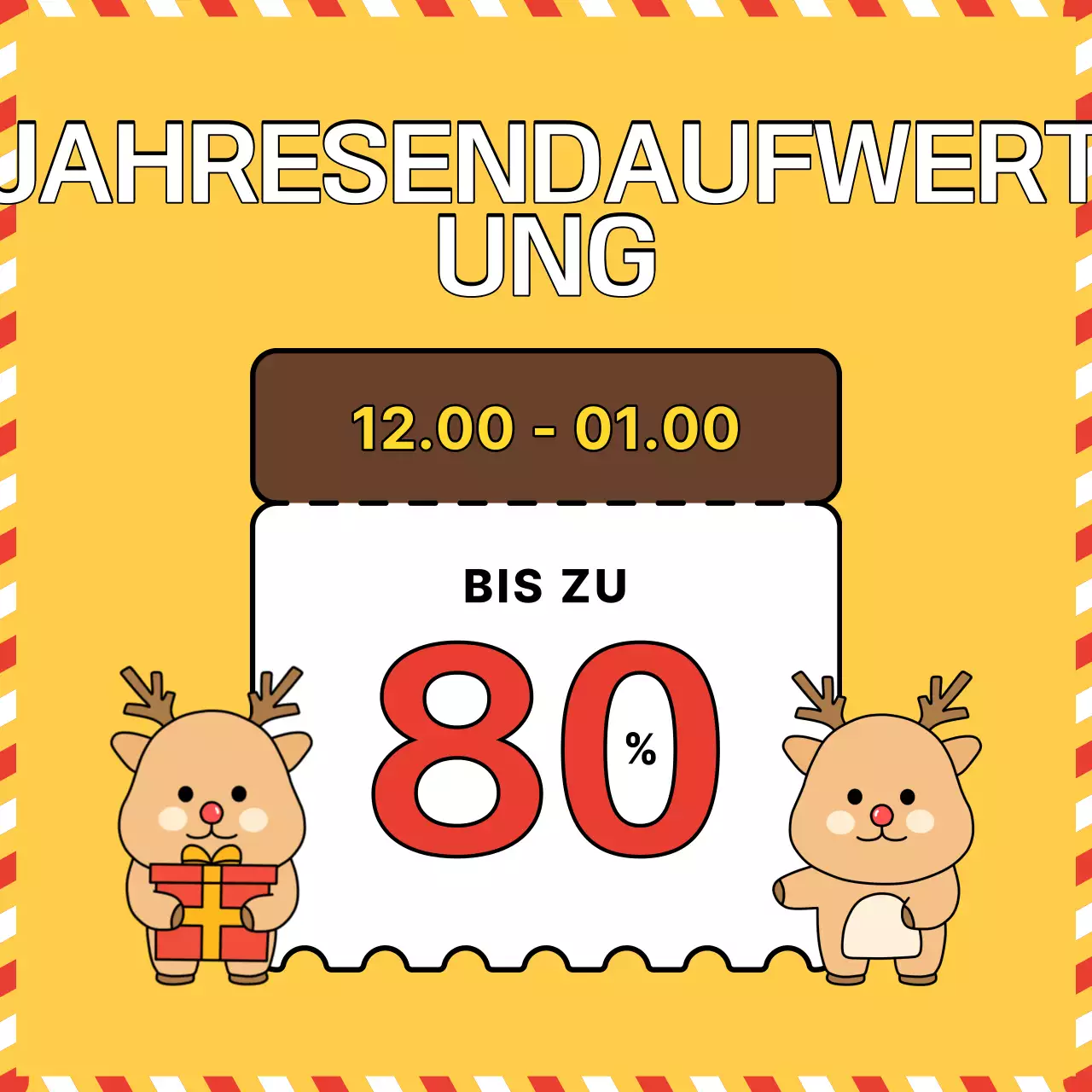 Red Simple Weihnachtsverkauf