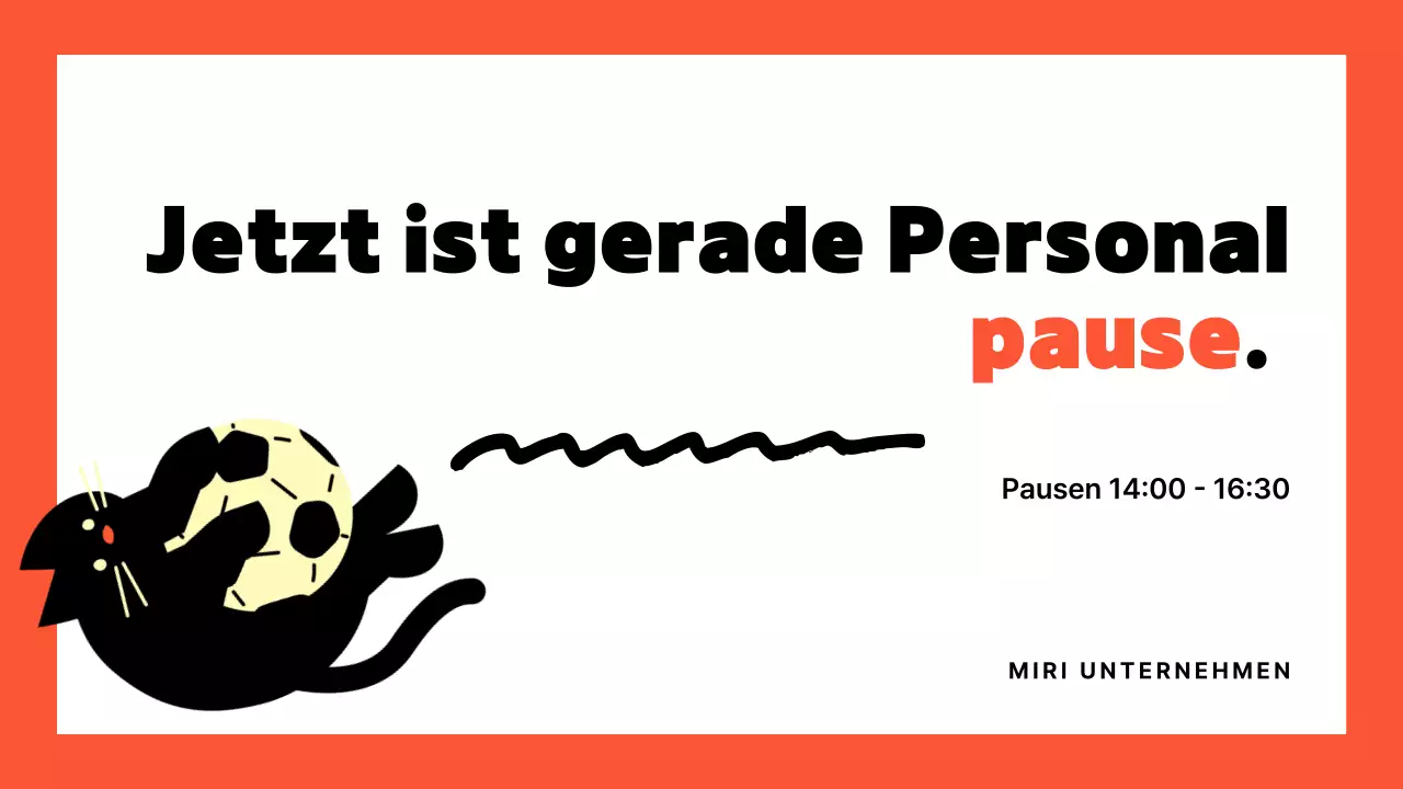 Orange Pop-Ankündigungen fördern