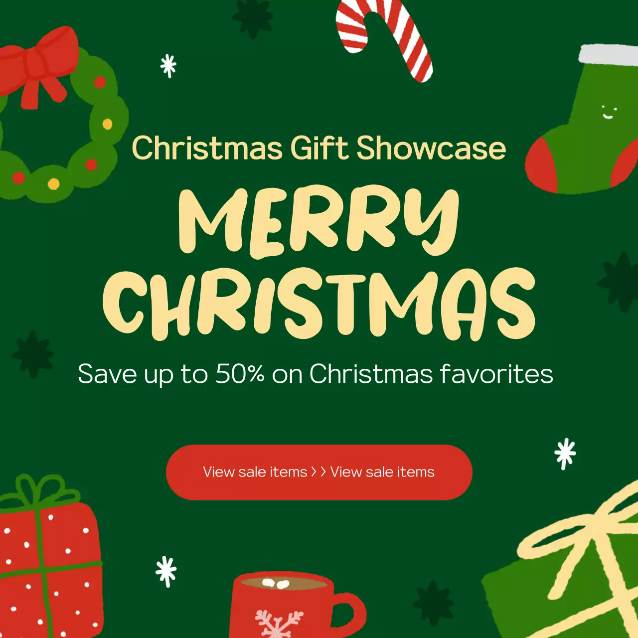 Bài đăng trên mạng xã hội về chương trình khuyến mãi Giáng sinh xanh