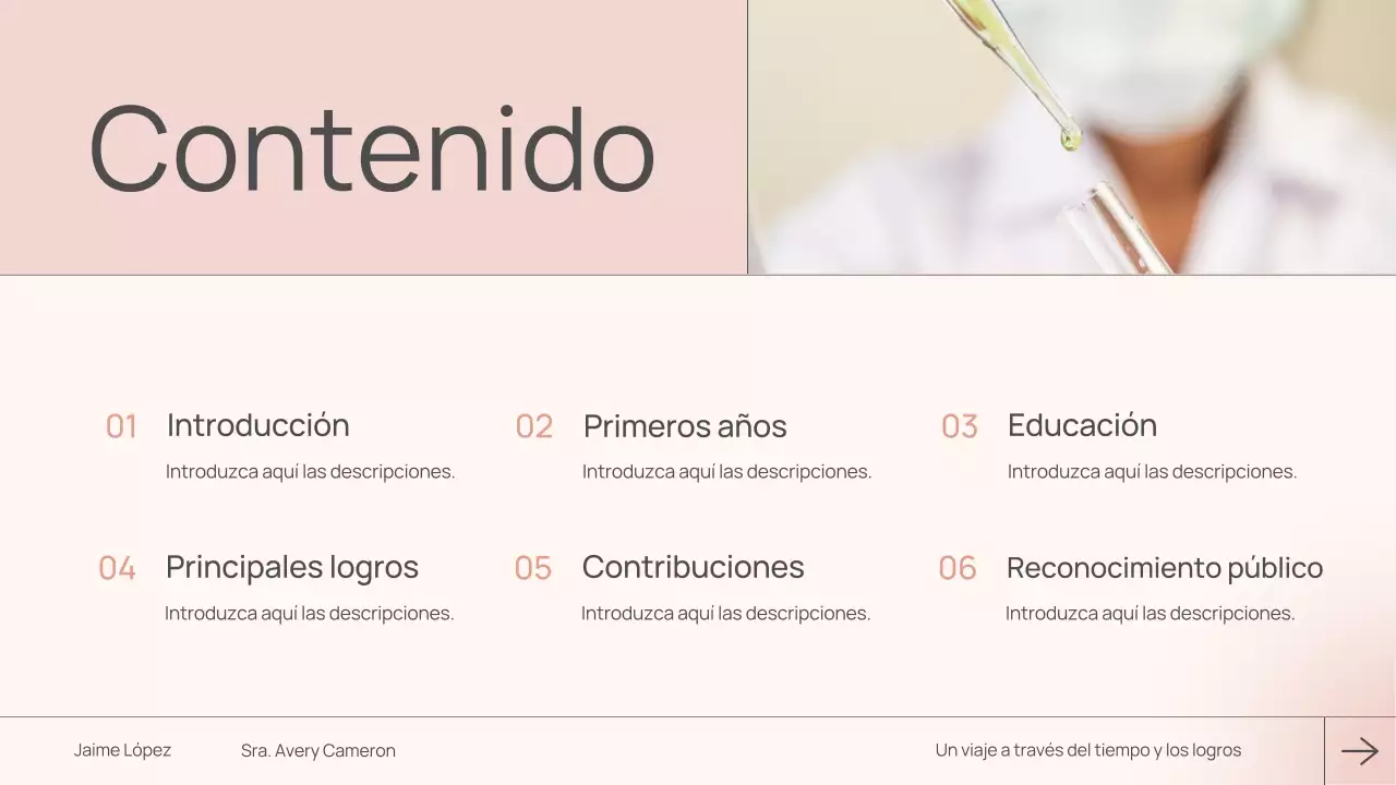 clase de biografía moderna rosa