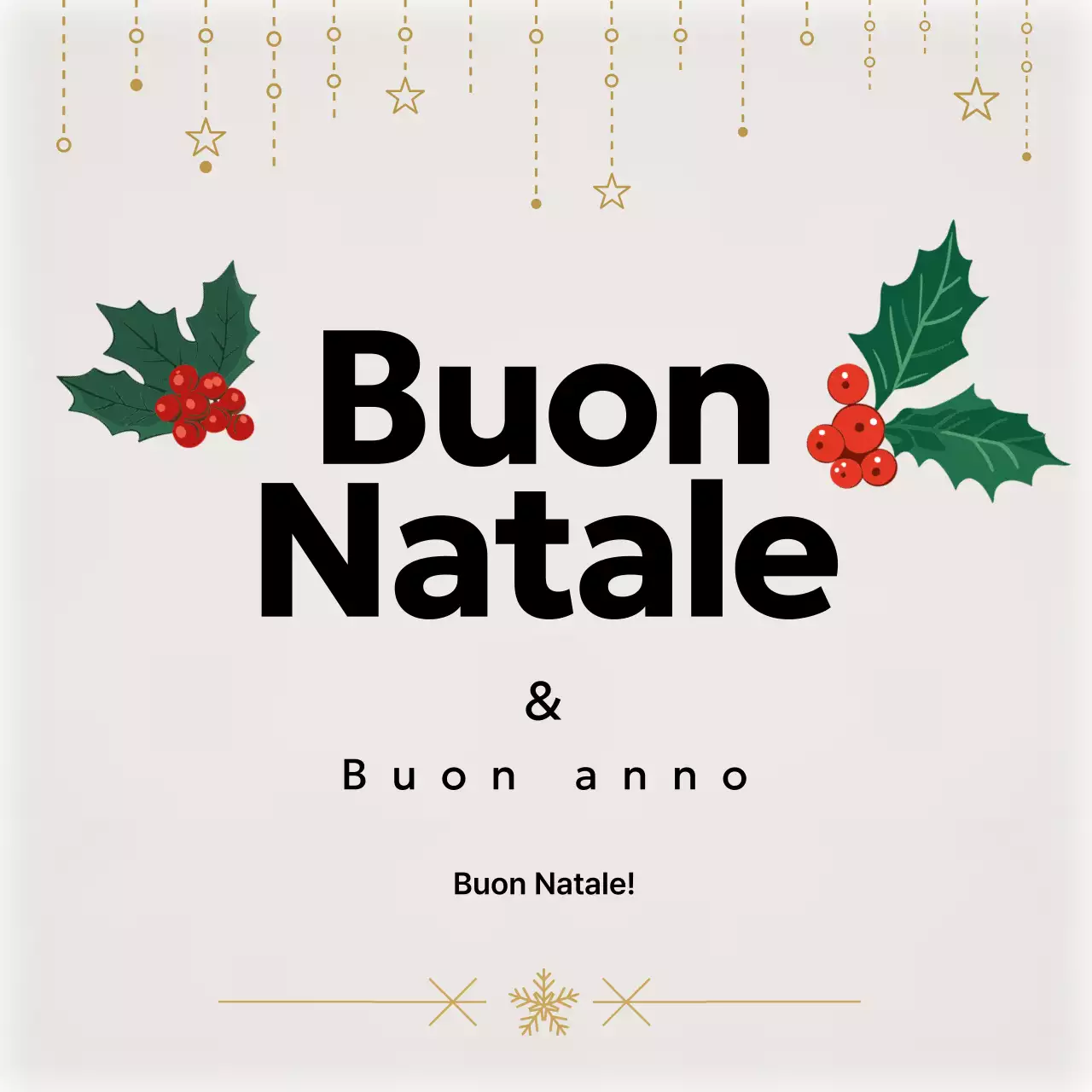 Avorio Semplici feste di Natale