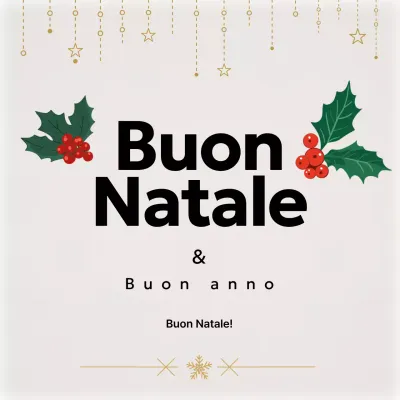 Avorio Semplici feste di Natale