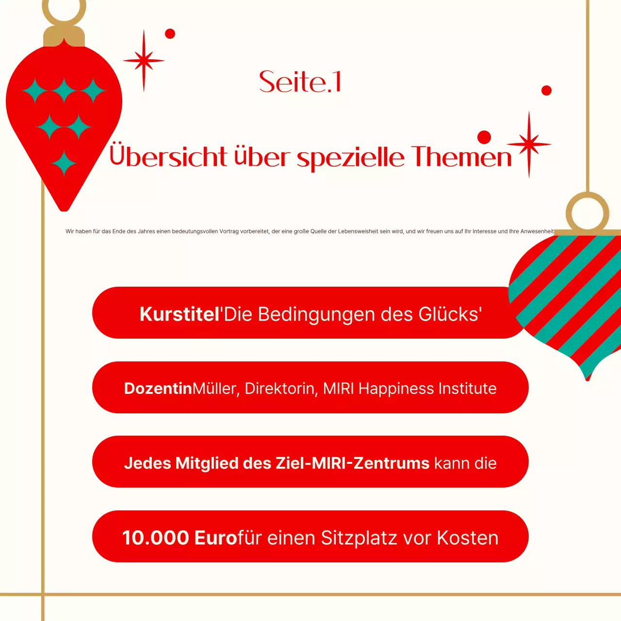 Beige Modern Jahresendangebot