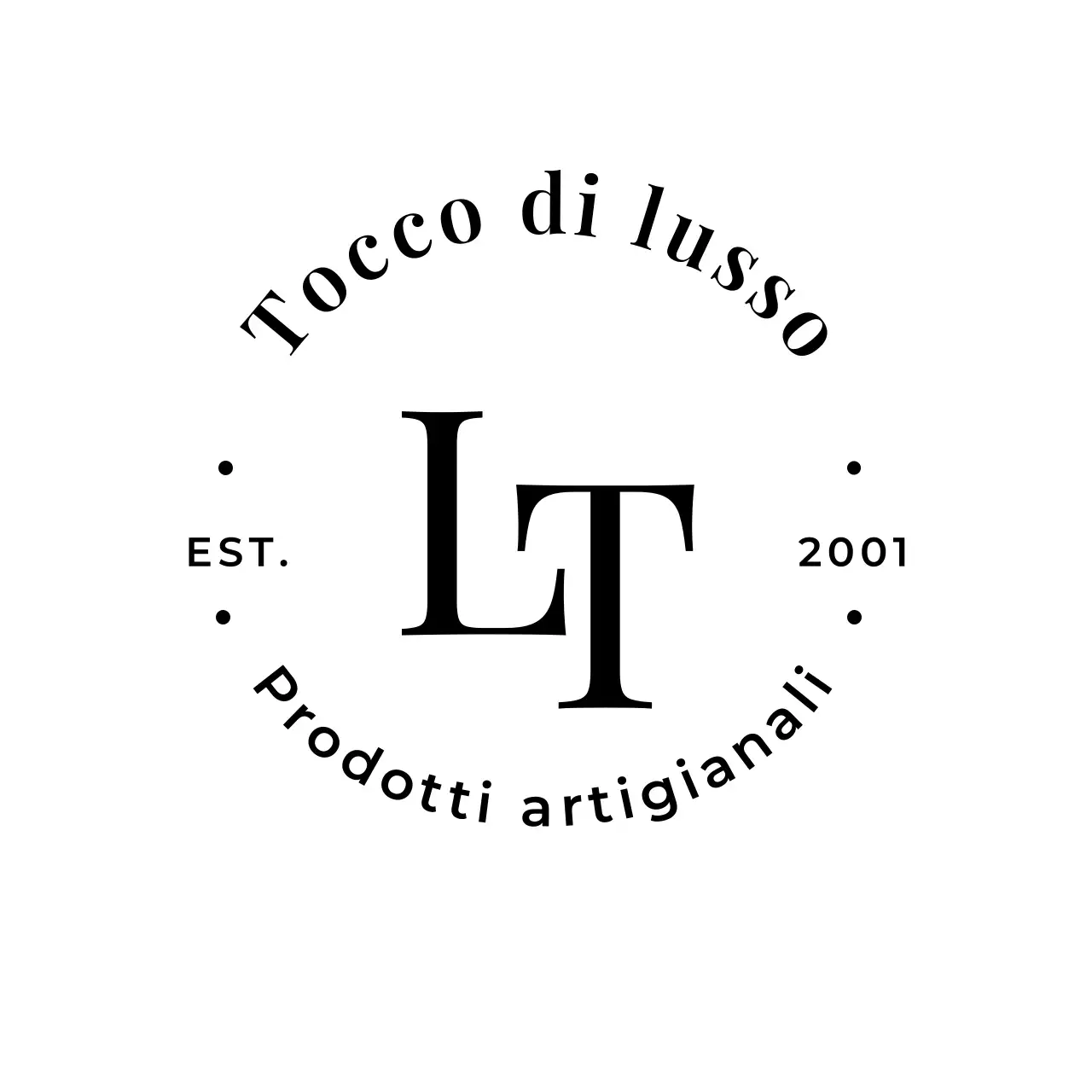 design del marchio nero elegante