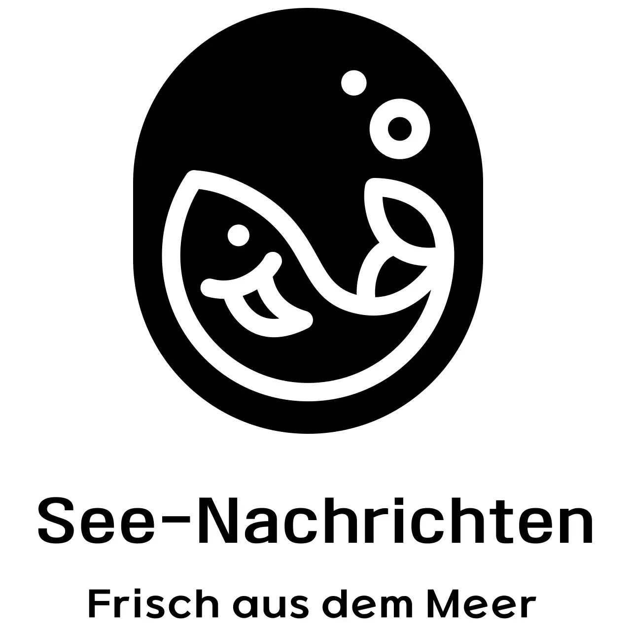 Schwarzes einfaches Logo-Design
