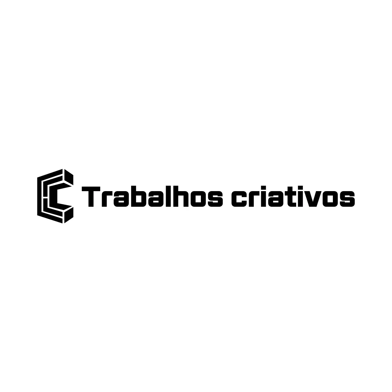 logótipo moderno preto alfabeto simples estilo moderno