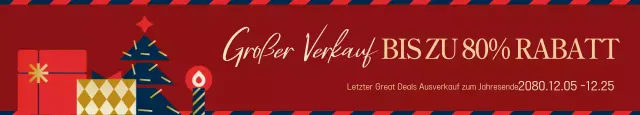 Red Vintage Holiday Sale Anzeige