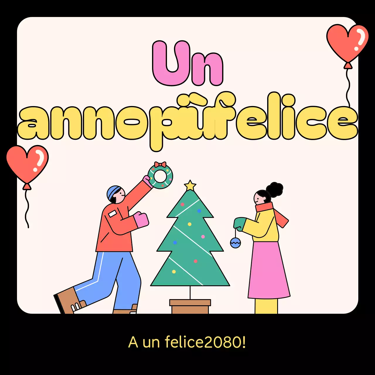 Festeggiamenti di Capodanno in rosa