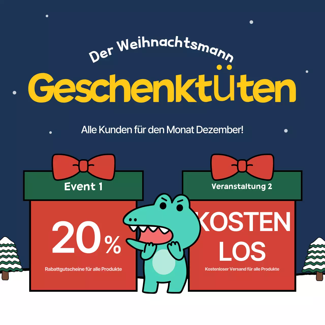 Rote Weihnachten - Marketingaktion für die Weihnachtszeit