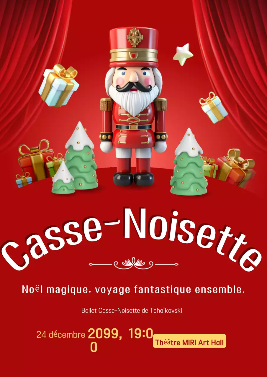 Guide des spectacles traditionnels en rouge