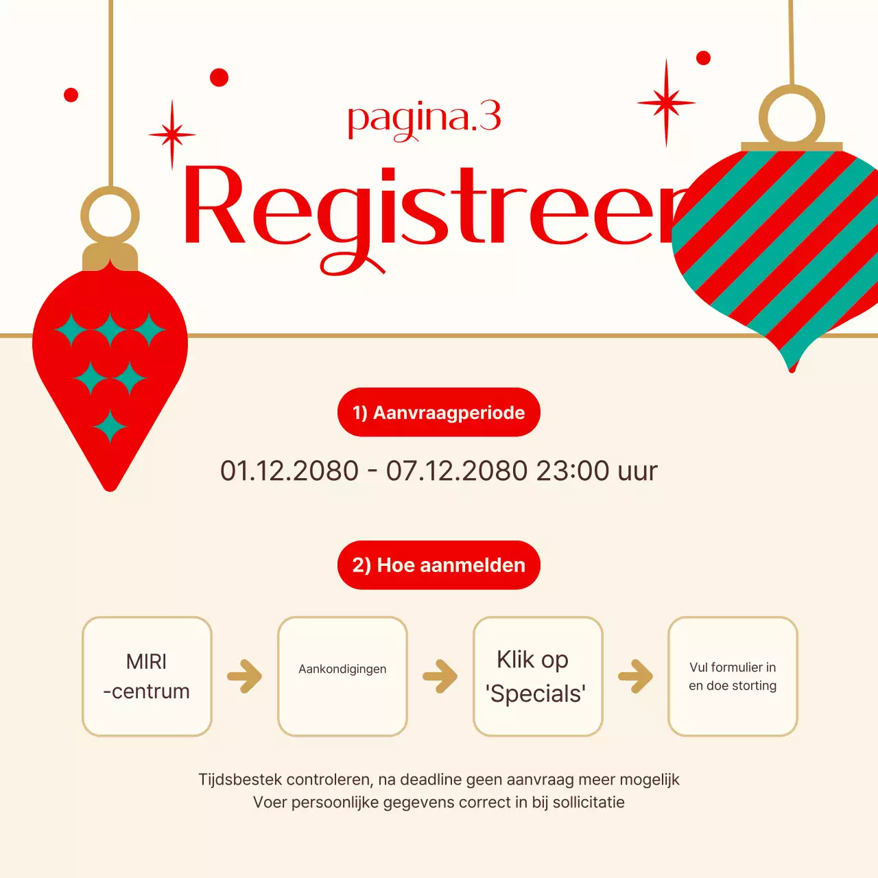 Beige Modern Eindejaarsspecial