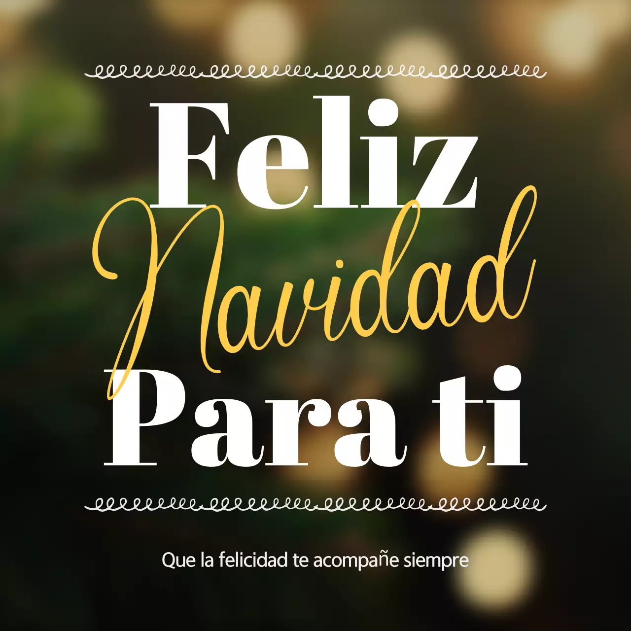 Tarjeta de Navidad Clásica Abstracta