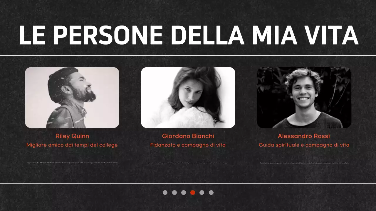 documento di portafoglio nero moderno