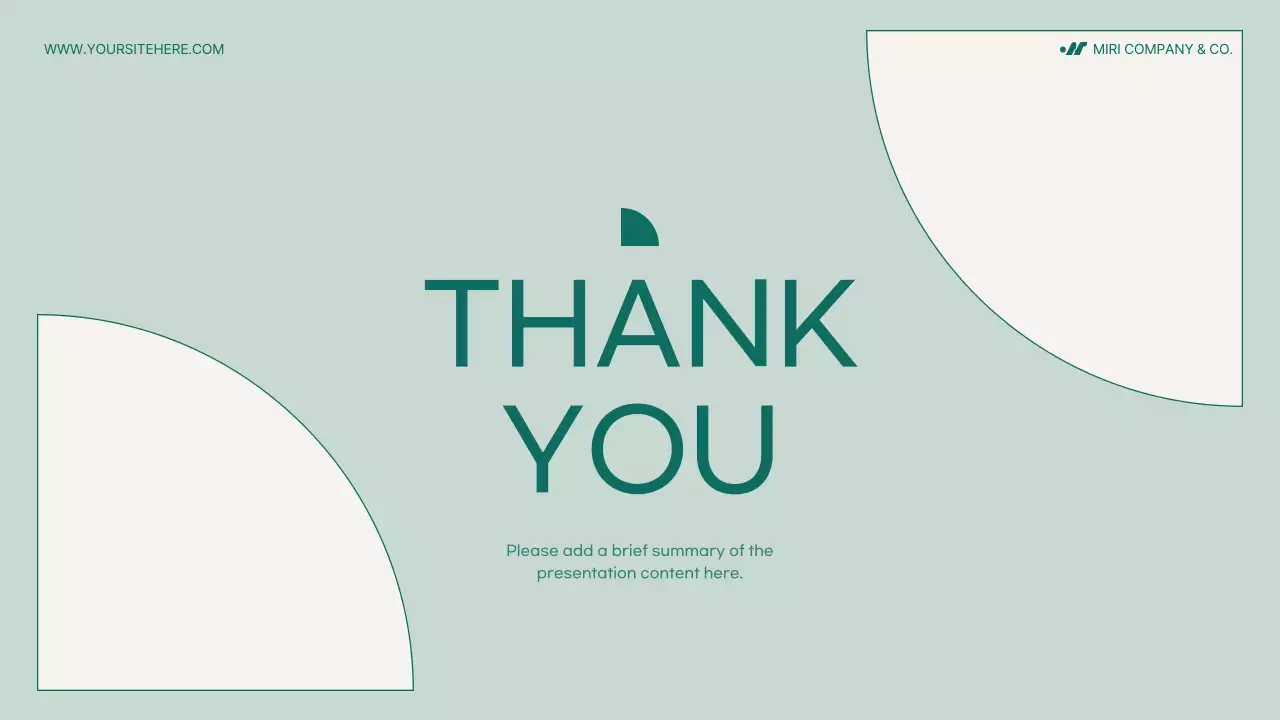 Green Minimal Project Proposal Document Presentation