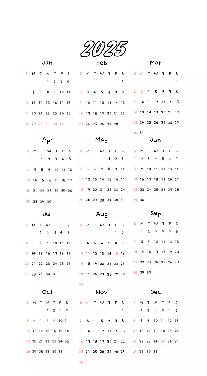 Adorable photo calendar