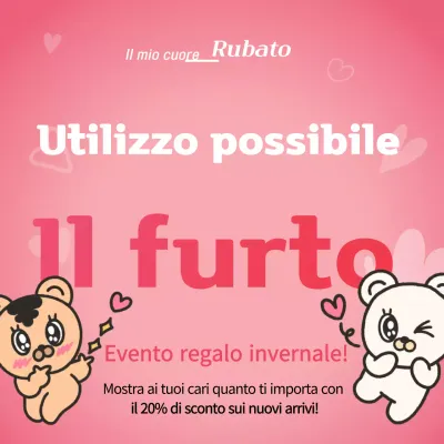 Promuovere un evento invernale in rosa