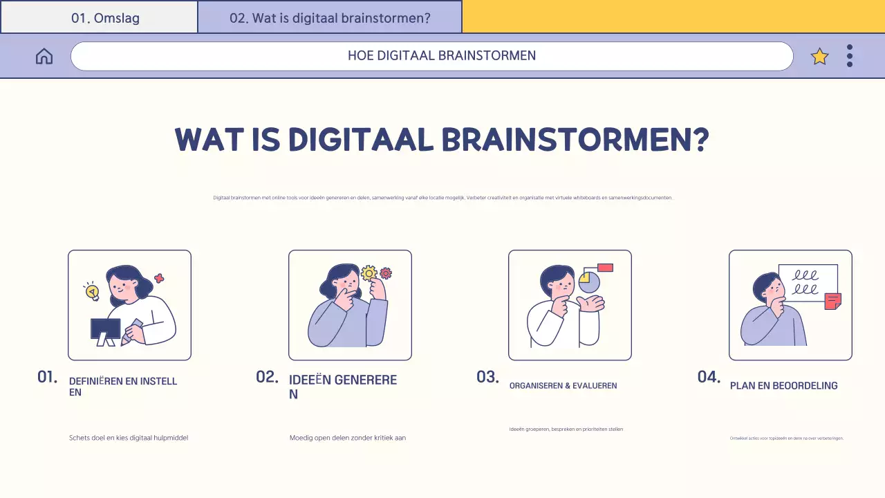 marine cartoon onderwijs presentatie