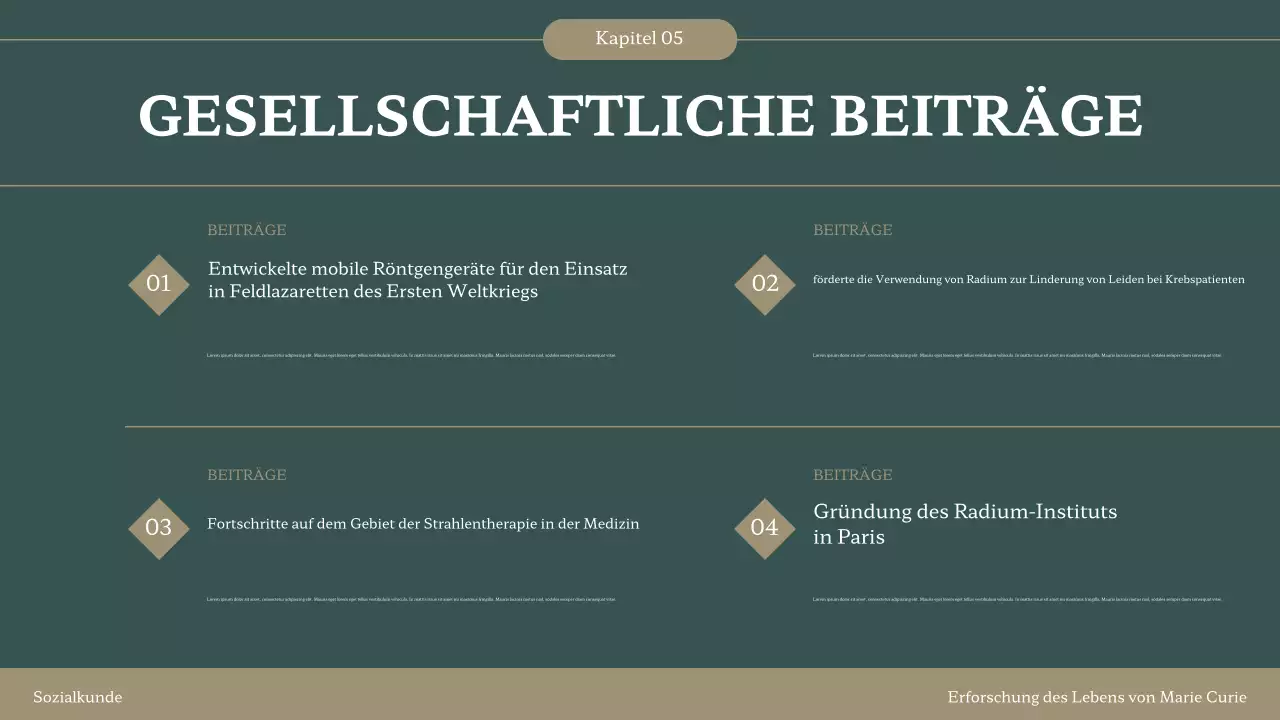 graue klassische Wissenschaftsvorlesung