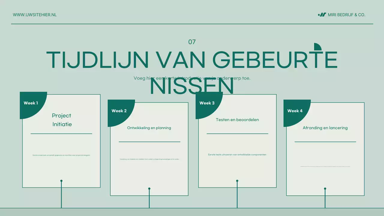 Munt modern projectvoorstel document