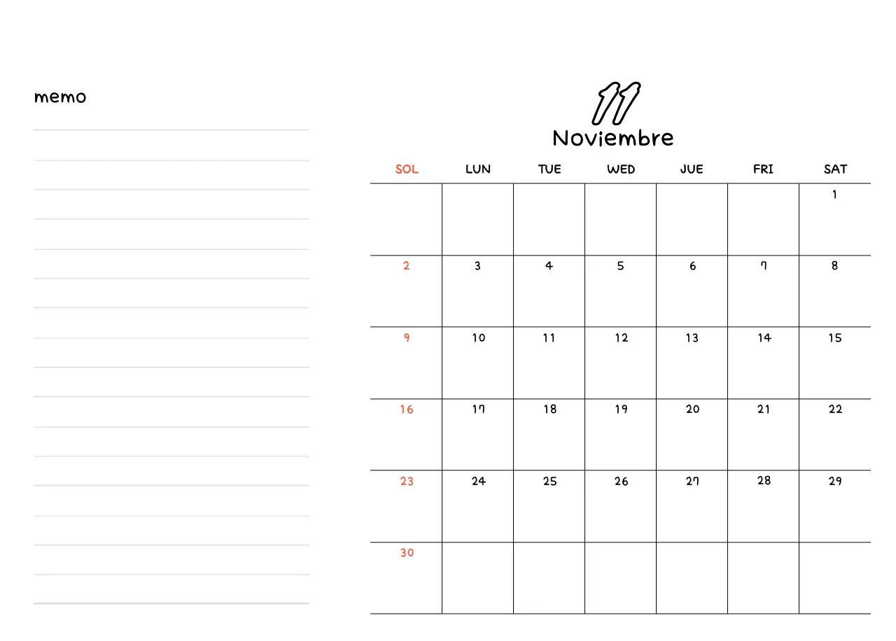 Agenda de Año Nuevo blanca y bonita