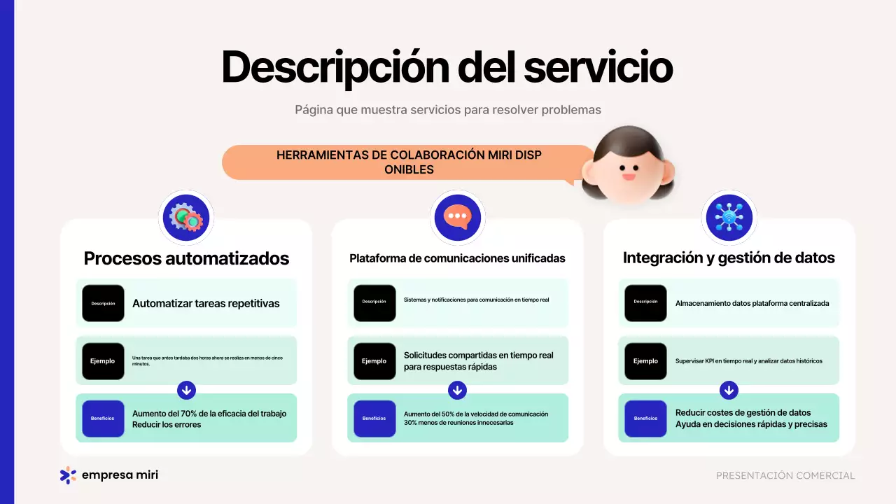 Promover una propuesta empresarial moderna de color beige