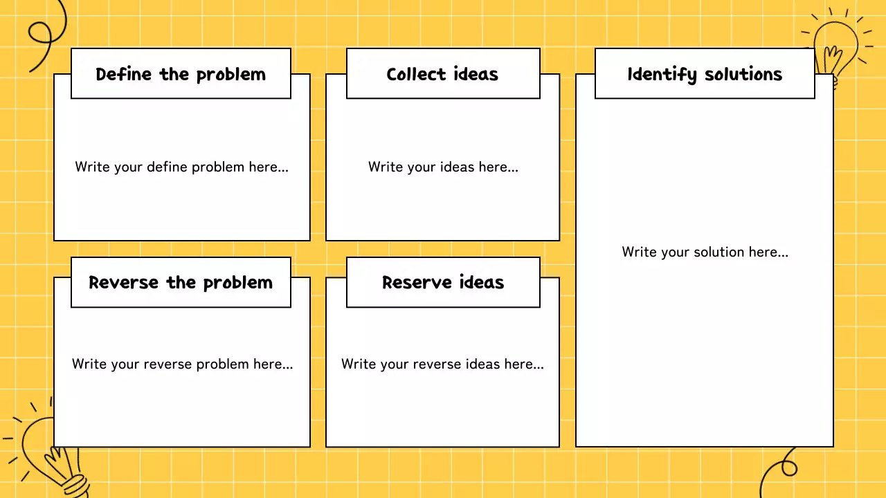 Yellow Modern Brainstorming Guide Presentation