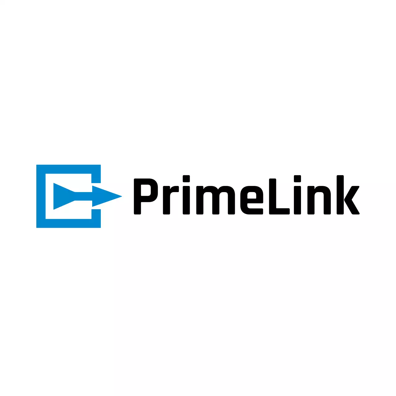 Blue Minimal Business Card Logo