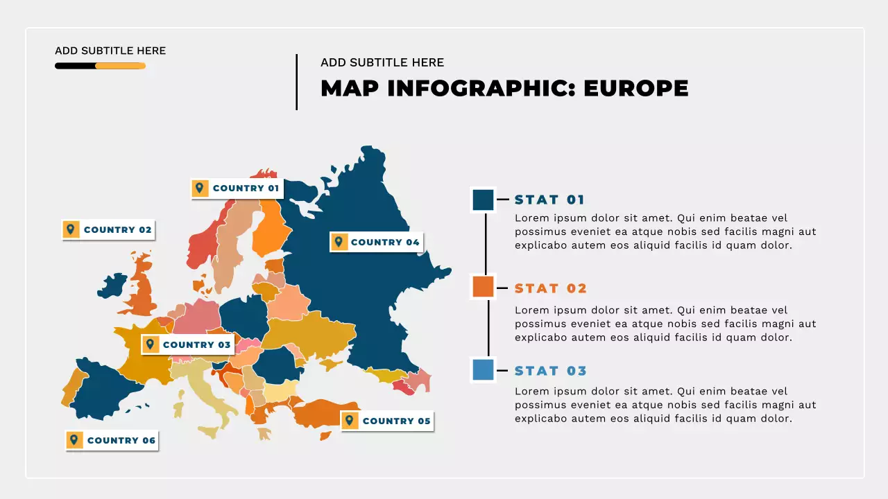 Blue Modern World Maps Guide Presentation