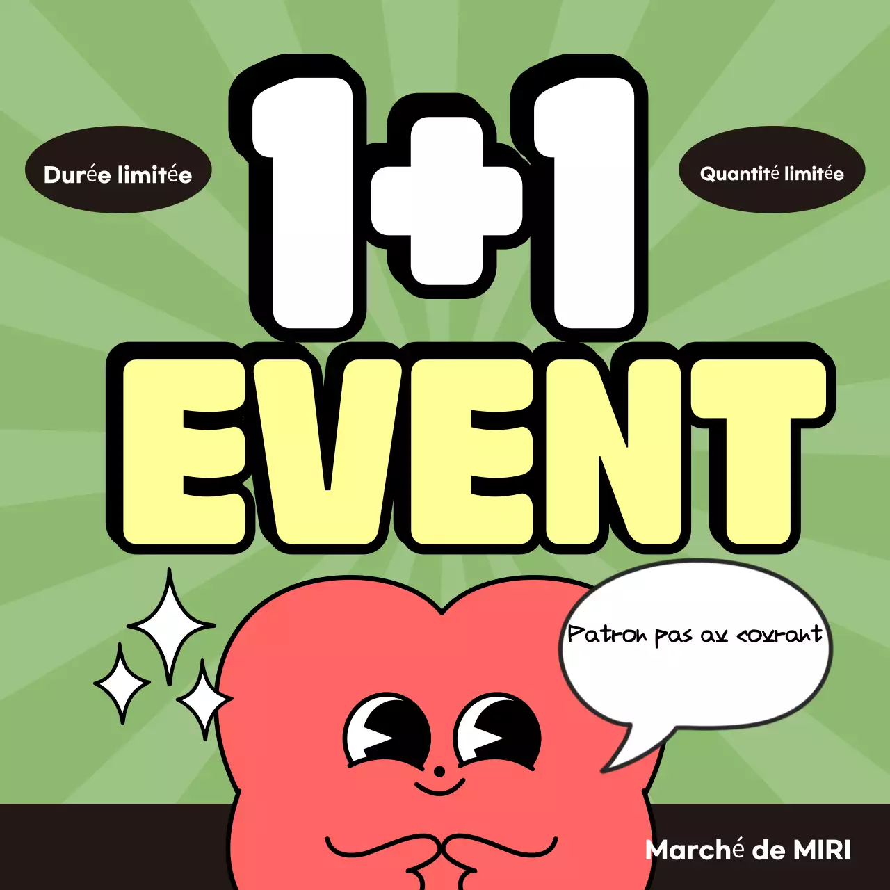 Événement promotionnel Orange Cute