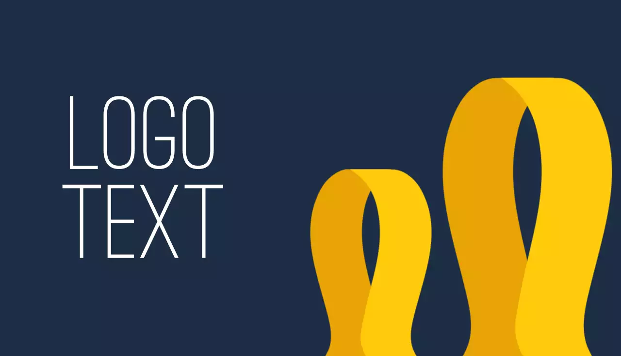 Yellow Modern Business Card