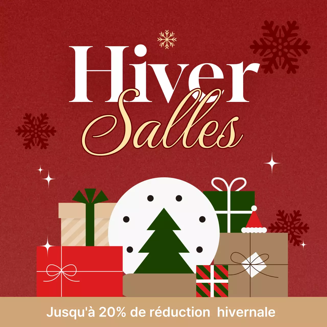 Événement de Noël moderne bleu