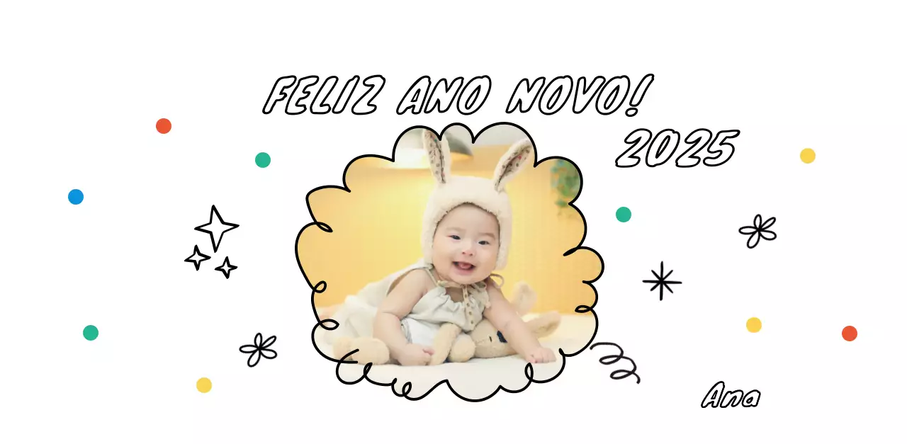 Celebrar o Ano Novo de branco