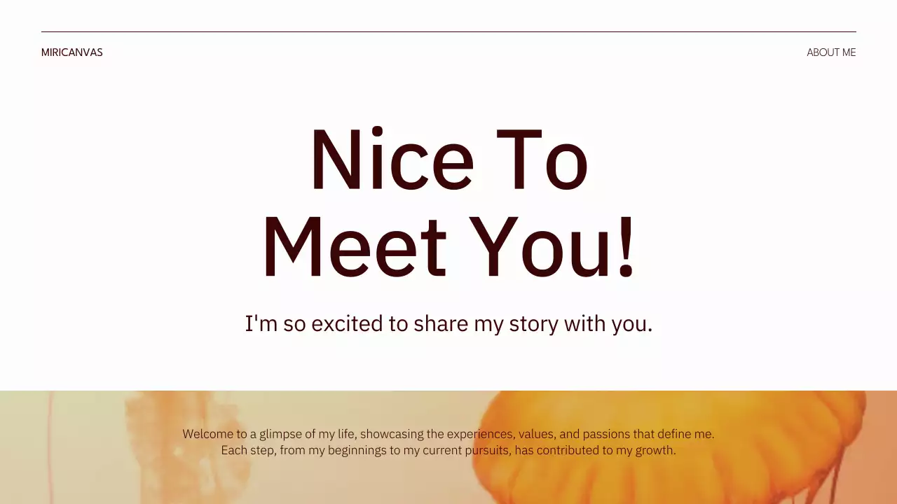 Orange Modern Journey Presentation