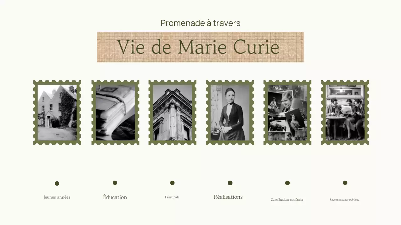 Professionnel Tendance Académique Présentation de la figure historique