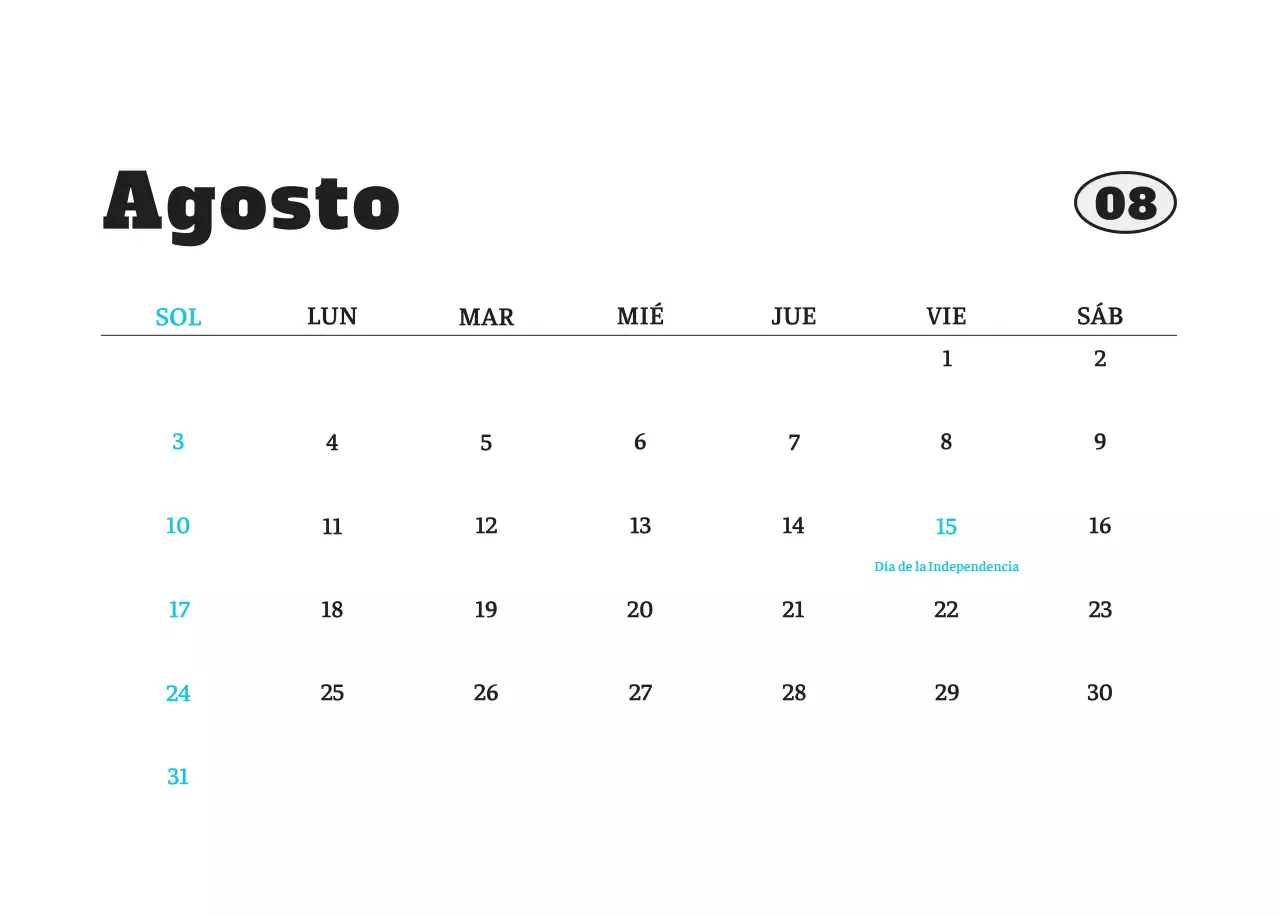 Ballet Blanco Neat Animal Foto Calendario