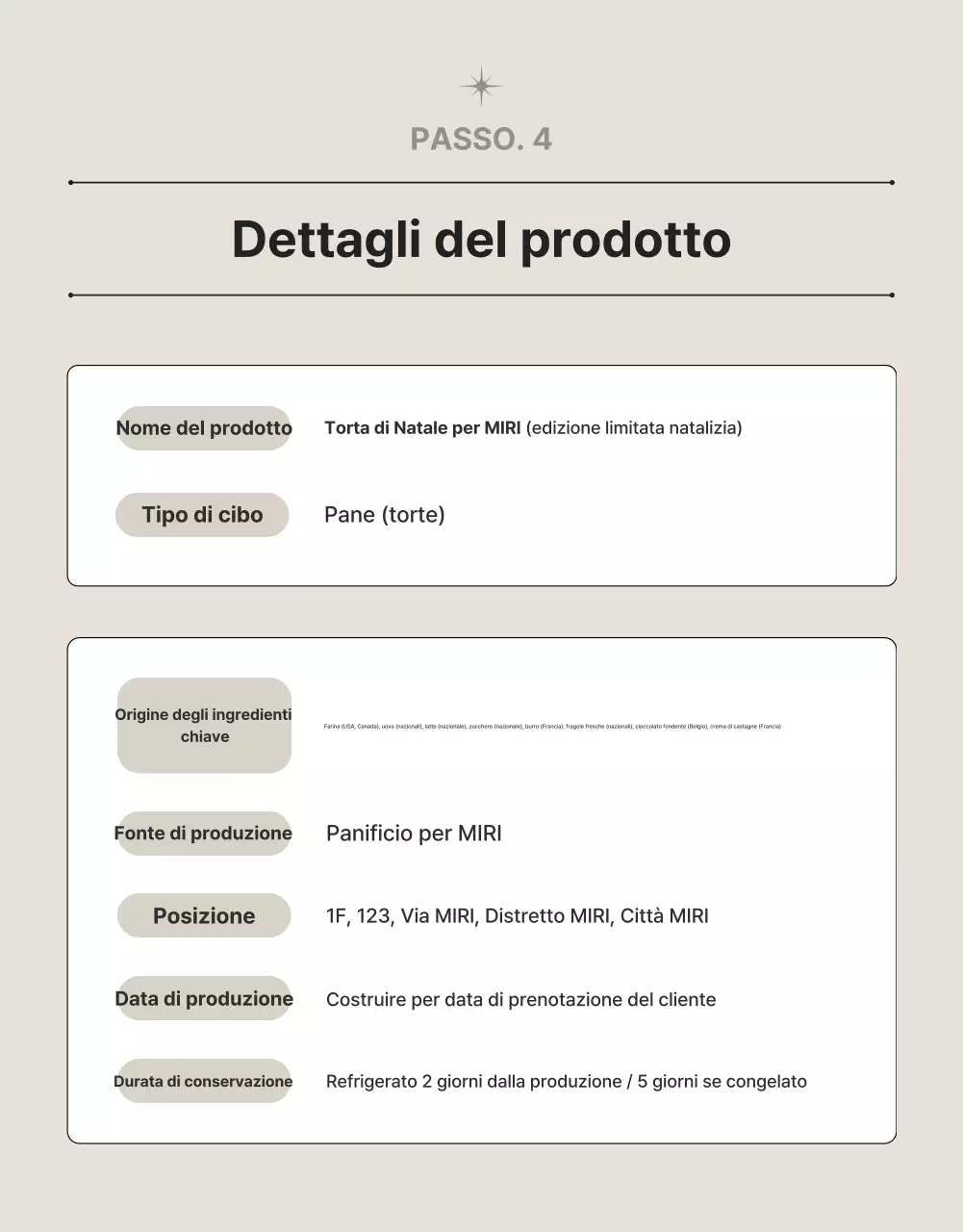 Promozione della torta natalizia rossa vintage