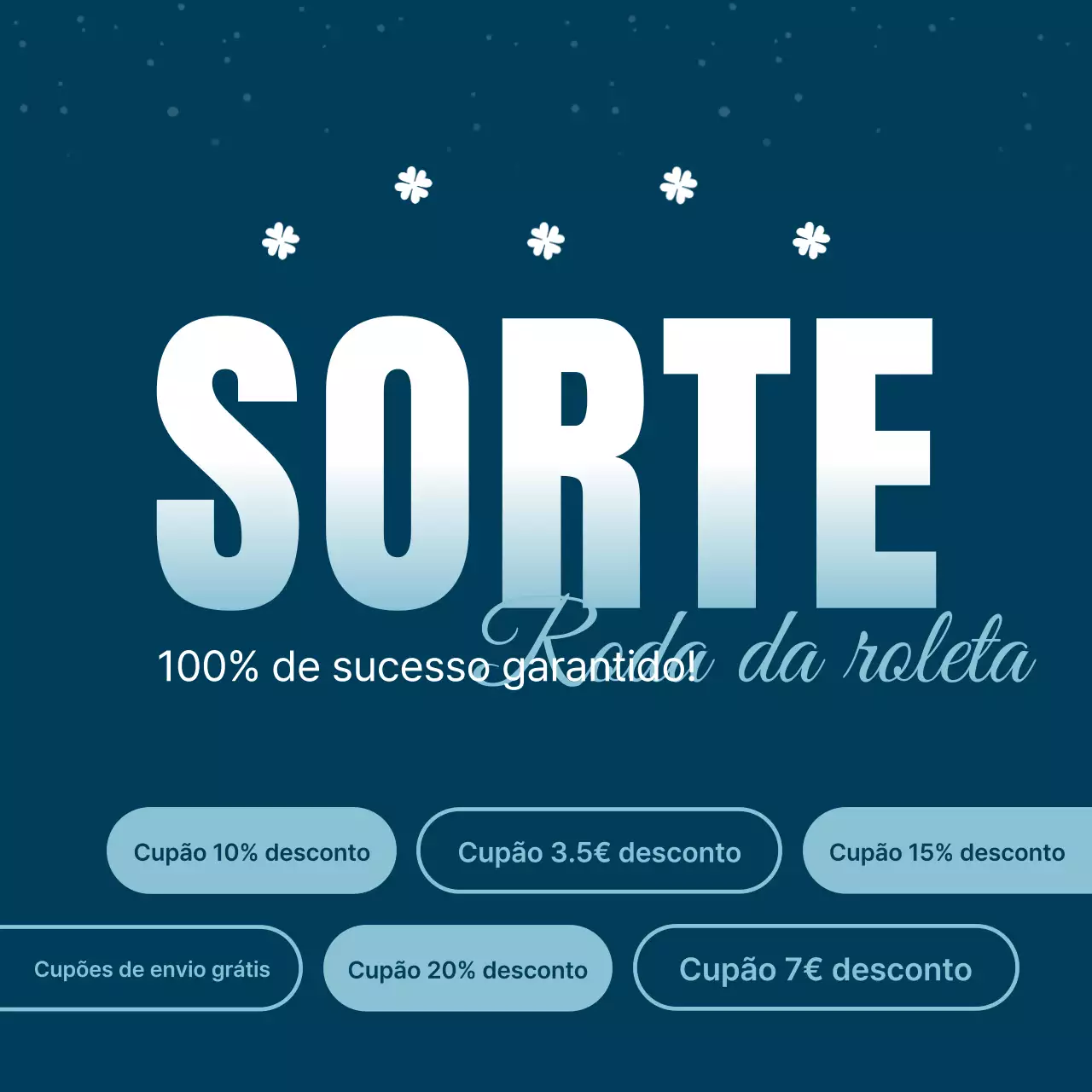 Evento promocional moderno azul