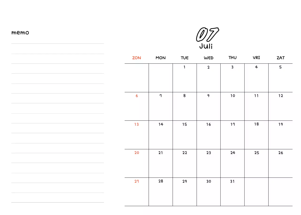 Witte en mooie nieuwjaarsagenda