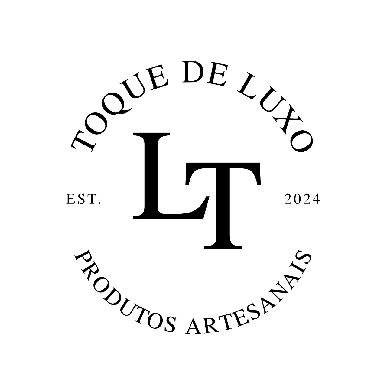 design de logótipo preto de luxo Touch