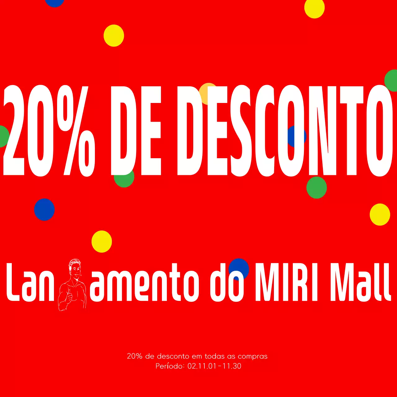 Descontos realçados a vermelho