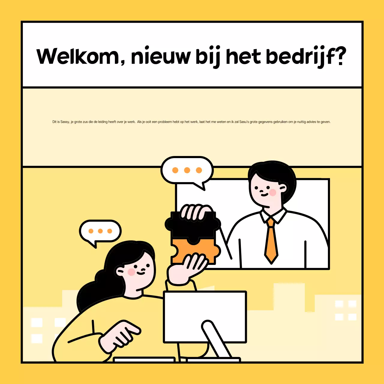 Bevorder Gele Eenvoudige Werknemers Begeleiding bij Zorgen