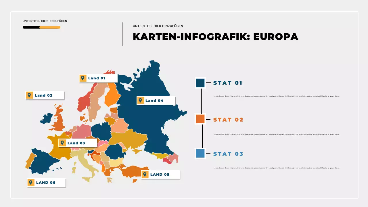blaue moderne Welt infografischer Leitfaden
