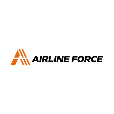 orange modernes Airline-Branding
