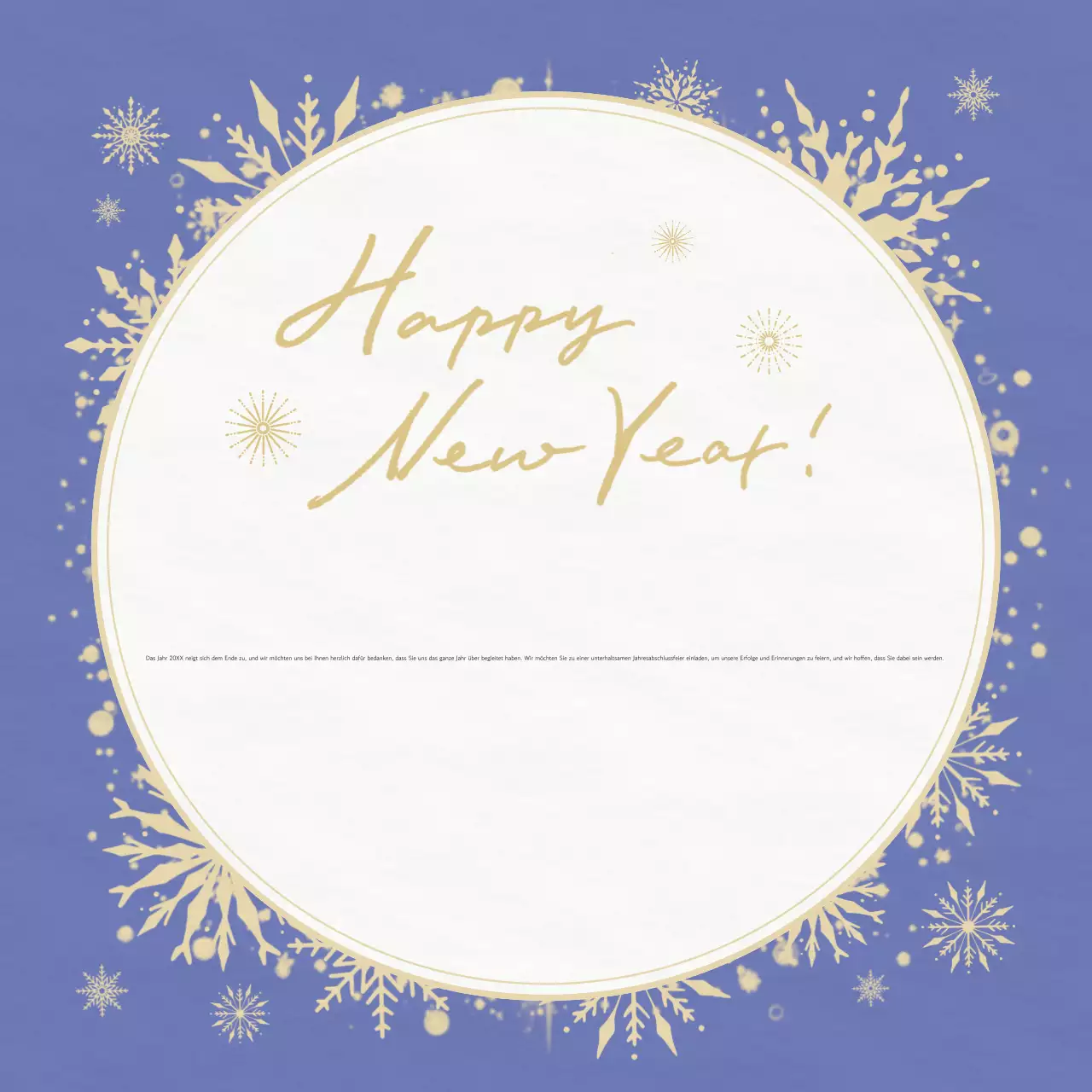 Blaue einfache Urlaubsgrüße