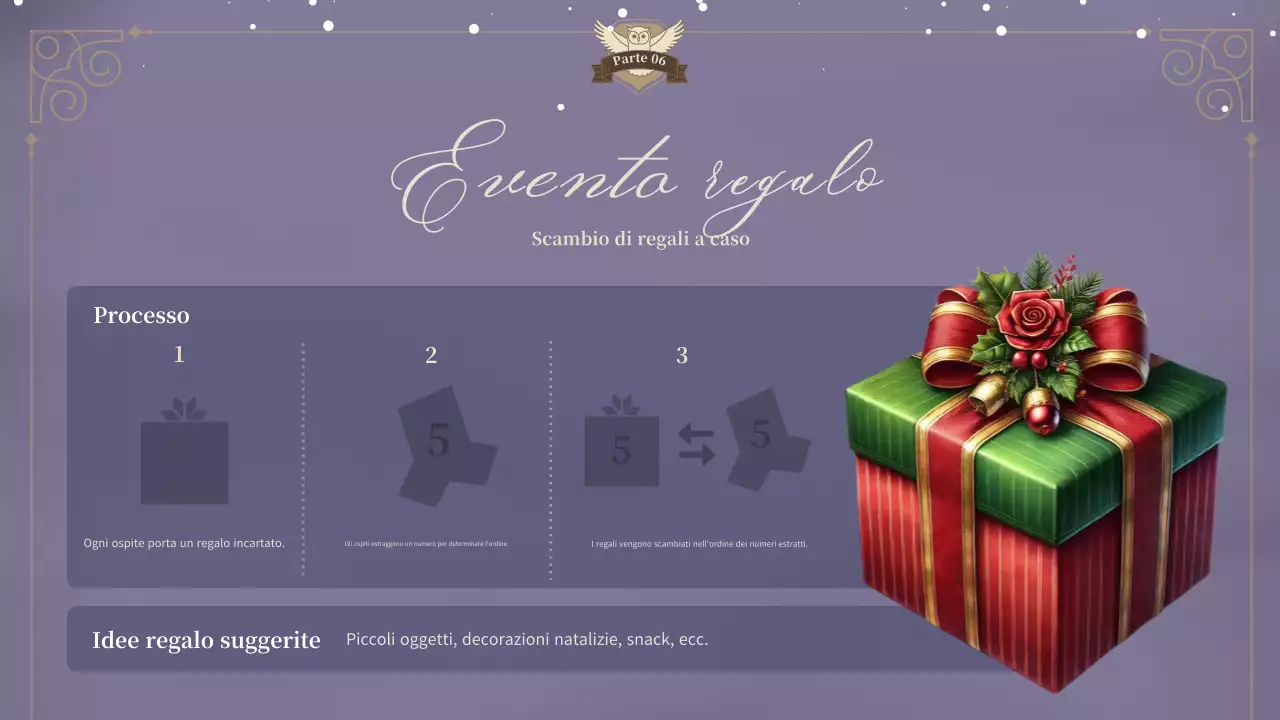 Invito natalizio classico beige