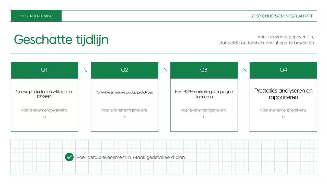 Abstract Een schoon werkplan plannen