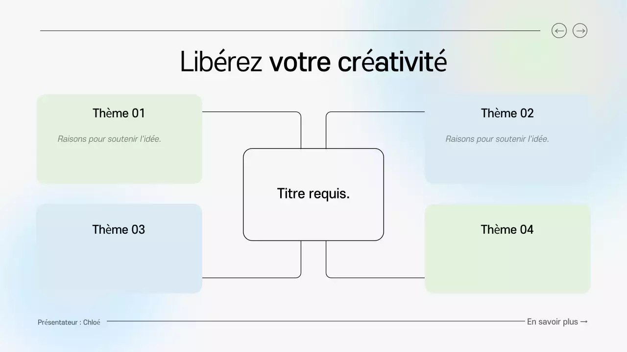 guide de brainstorming numérique bleu et vert propre
